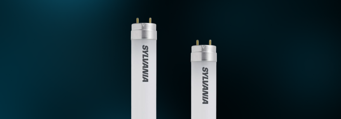 Sylvania SubstiTUBE IPS LED T8 fluorescent replacement lamp, energy-saving T8 LED tube for instant start and program rapid start ballasts.